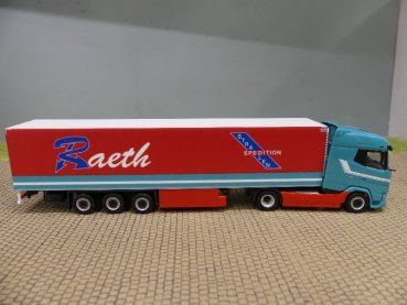 1/87 Herpa DAF XG Kühlkoffer-Sattelzug Raeth 316620