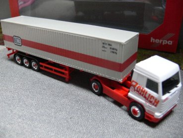 1/87 Herpa Scania Streamline Container-Sattelzug Röhlich Deutsche Bahn 302562