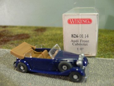 1/87 Wiking Audi Front Cabrio dunkelblau 826 01 B