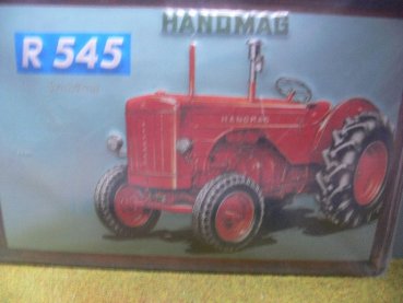 Blechschild Hanomag R 545 30 x 20 cm