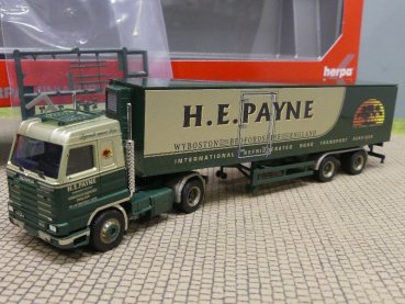 1/87 Herpa Scania 143 Kühlkoffer-Sattelzug H.E. PAYNE 315661
