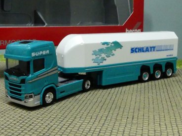 1/87 Herpa Scania CS 20 HD Innenlader-Sattelzug Schlatt 314428