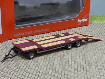 1/87 Herpa Goldhofer TU3 Anhänger weinrot 076135-007