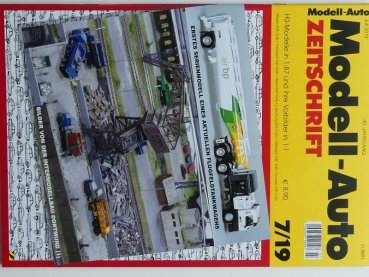 Modell Auto Zeitschrift MAZ 2019/7 Juli 2019