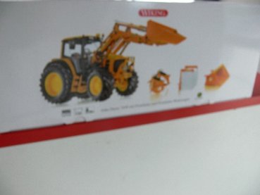 1/32 Wiking John Deere 7430 m.Frontlader u.Frontlader-Werkzeugen 0773 42