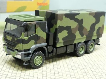 1/87 Herpa Iveco Trakker 6x6 Pr/Pl Flecktarndesign Bundeswehr 746786