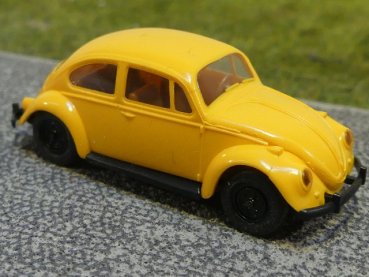 1/87 Brekina VW Käfer gelb Felgen schwarz