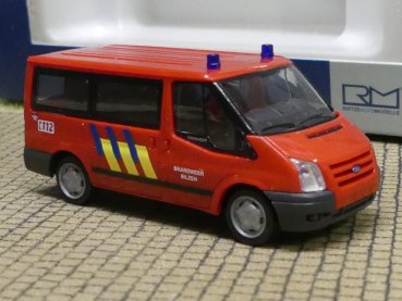 1/87 Rietze Ford Transit 06 Brandweer Bilzen Belgien 52533