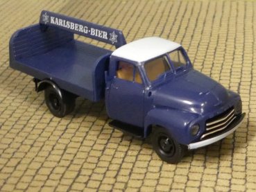 1/87 Brekina Opel Blitz Karlsberg Bier Bierpritsche Sondermodell Reinhardt