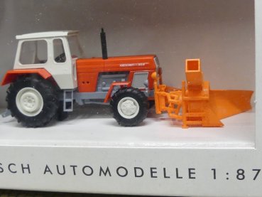1/87 Busch Traktor ZT 303 mit Schneefräse 42846