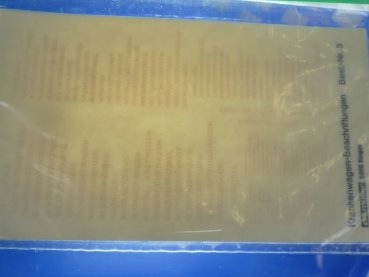 1/87 Müller Decals Krankenwagen Beschriftungen Schrift weiss #5