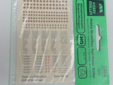 1/87 Müller Decals Katastrophenschutz #52