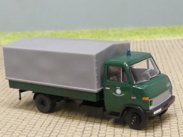 1/87 Brekina Hanomag Henschel HHF 55 Polizei Pritsche/Plane 37523