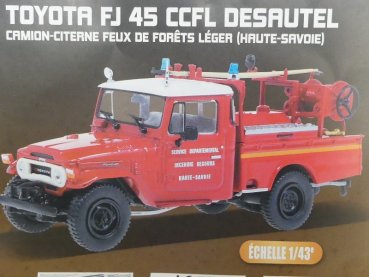 1/43 IXO Toyota FJ 45 CCFL Pompiers Feuerwehr KL019