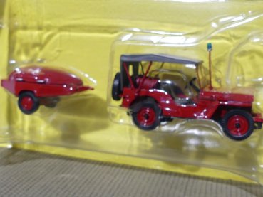 1/43 IXO Willys JEEP VLTT Pompiers Feuerwehr KL020