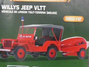 1/43 IXO Willys JEEP VLTT Pompiers Feuerwehr KL020