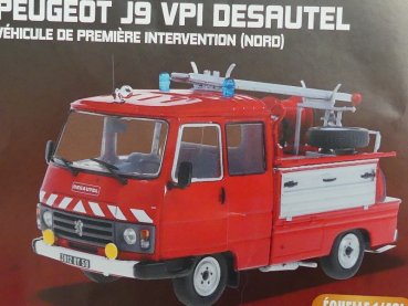 1/43 IXO Peugeot J9 VPI Pompiers Feuerwehr KL021