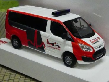 1/87 Busch Ford Transit Custom Bus Johanniter Luftrettung 52429