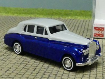 1/87 Busch Rolls Royce 1959 zweifarbig metallicblau 44422