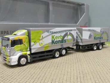1/87 Herpa MAN TGA Kerbs Konus Verbindungstechnik Pritschen-HZ 270366
