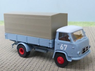 Preview: 1/87 Brekina Borgward 655 Pr/Pl #51 blaugrau 94326