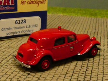 1/87 SAI Citroen Traction 11A Pompiers d'Orleans 6128