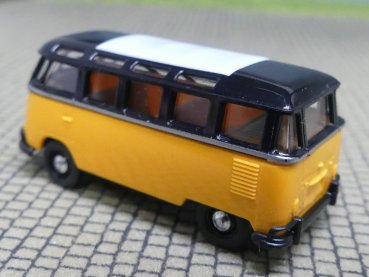 1/87 Brekina # 0944 VW T1 SAMBA schwarz gelb 31807