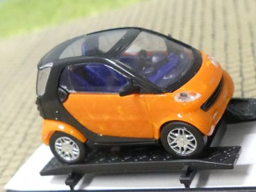1/87 Busch Smart City Coupe aqua-orange 48901