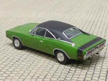 Preview: 1/87 Brekina Dodge Charger grünmetallic/schwarz 18002