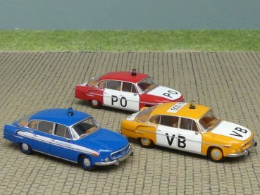 1/87 Brekina Tatra 603-2 Einsatzfahrzeuge CSSR Set 1965, 27332