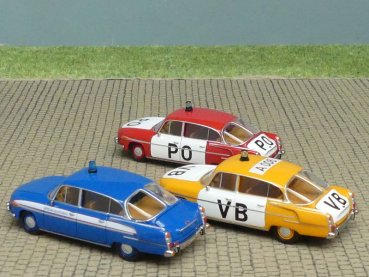 Preview: 1/87 Brekina Tatra 603-2 Einsatzfahrzeuge CSSR Set 1965, 27332
