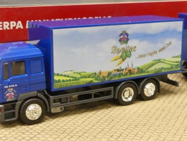 1/87 Herpa MAN F2000 Spalter Premium Bier Koffer-Hängerzug 147958