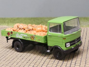 1/87 Brekina MB LP 608 Grün Gärtnerei mit Beladung