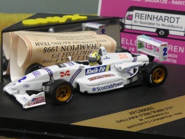 1/43 Onyx Dallara F398 KWIK FIT M. Haberfeld British F3 Champion 1998 XFC99003
