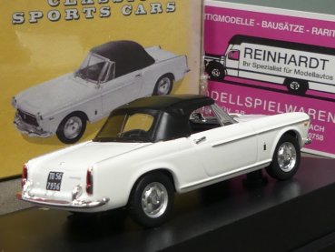 1/43 Atlas Fiat 1500 Cabrio geschlossen weiss