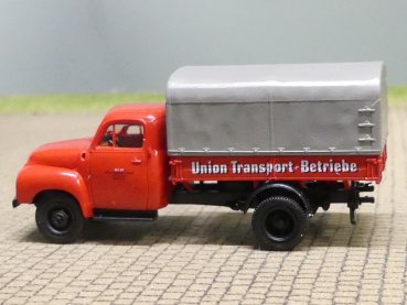 1/87 Brekina Opel Blitz Union Transport Pritsche/Plane 3516