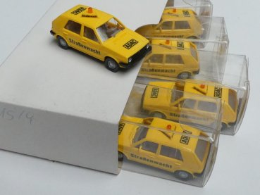 1/87 Wiking Händlerpackung VW Golf ADAC 5 Modelle 048 1