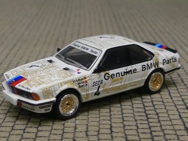 1/87 Brekina BMW 635 CSi Genuine BMW Parts Nr. 4 24364