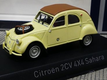 1/43 Norev Citroen 2CV 4x4 Sahara 1961 hellgelb 150011