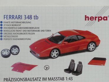 1/43 Herpa KIT Bausatz Ferrari 348 tb rot 012003