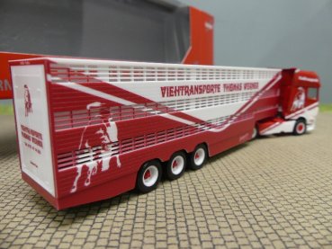 1/87 Herpa DAF XF Viehtransporter-Sattelzug Thomas Werner 315449