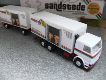 1/87 Herpa Scania 142 M Sandstede Koffer-Hängerzug