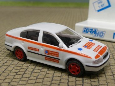 1/87 Igra Skoda Octavia Notarzt Tschechien 952