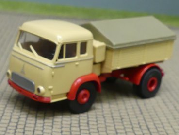 1/87 Brekina Magirus Pluto beige Schwerlast Zugmaschine