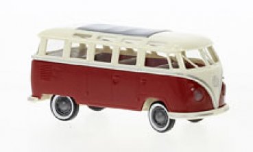 1/87 Brekina # 2244 VW T1 Samba elfenbein/rot 31846