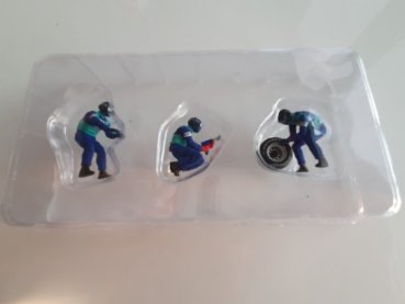 1/43 Minichamps Sauber Petronas Rear Tyre Change Set Pit Stop 343 100033