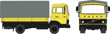 1/87 Brekina Volvo F 613 Pr/Pl gelb 34750