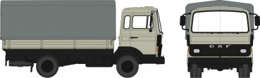 1/87 Brekina DAF F 900 Pr/Pl grau 34801