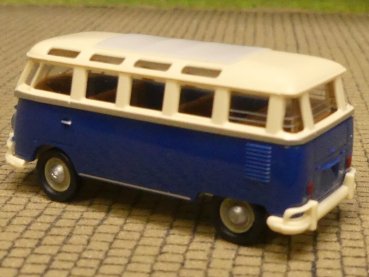 1/87 Brekina VW T1 Samba hellelfenbein/enzianblau 31854