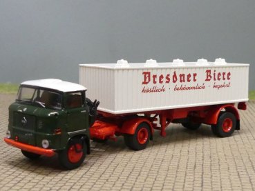 1/87 Brekina IFA W50 Dresdner Biere,  Biersattelzug 71221